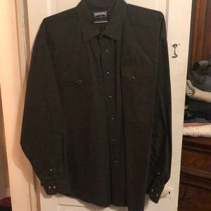 Panhandle Slim Black Paisley snap shirt